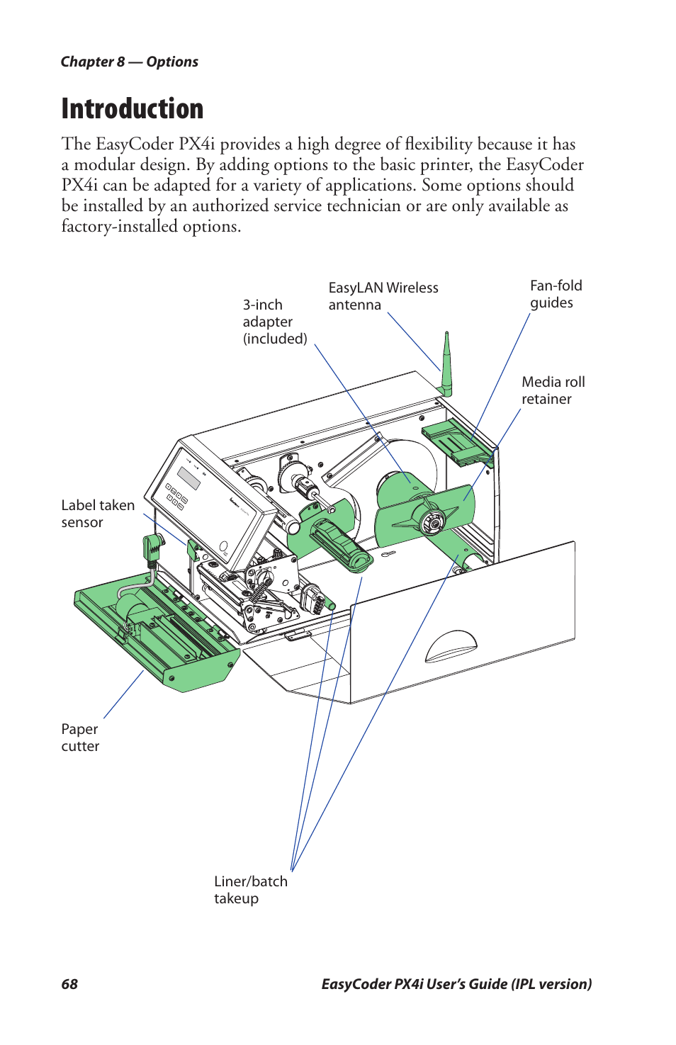 Introduction | Intermec PX4I User Manual | Page 82 / 136