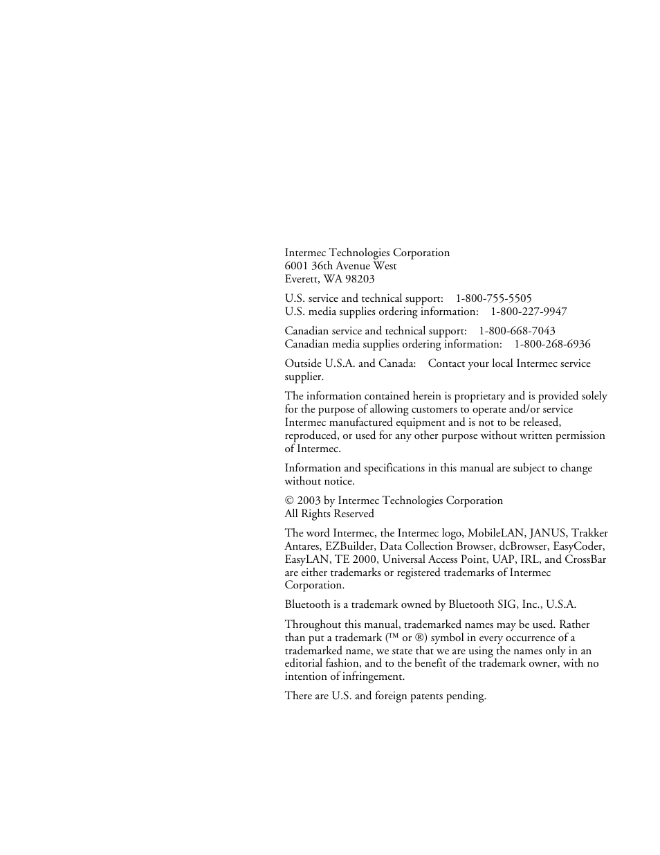 Intermec EASYCODER PL4 User Manual | Page 2 / 65