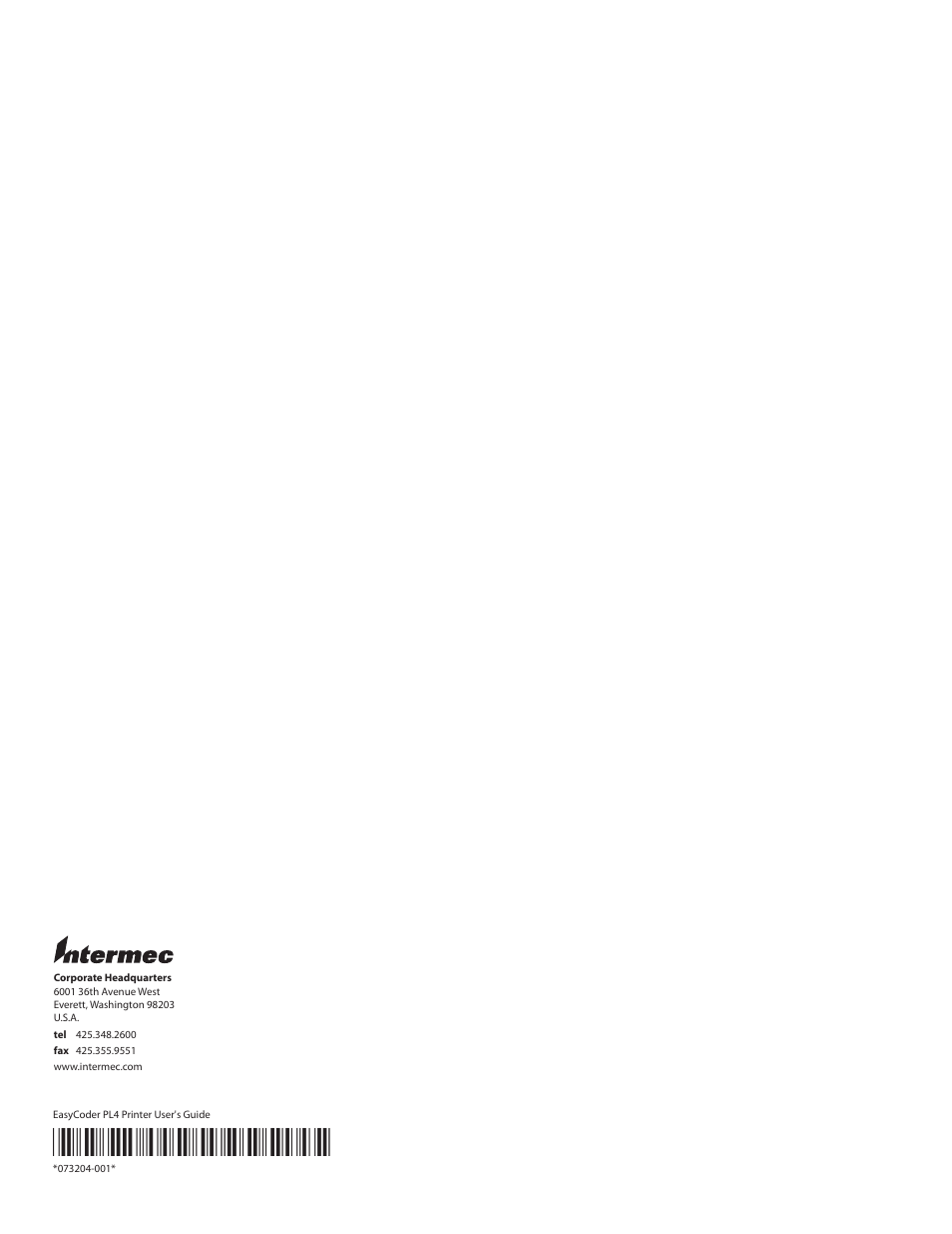 Intermec EASYCODER PL4 User Manual | Page 65 / 65