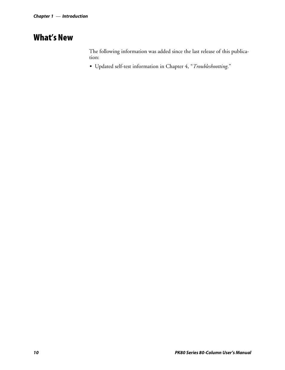 What’s new | Intermec PK80 User Manual | Page 22 / 84