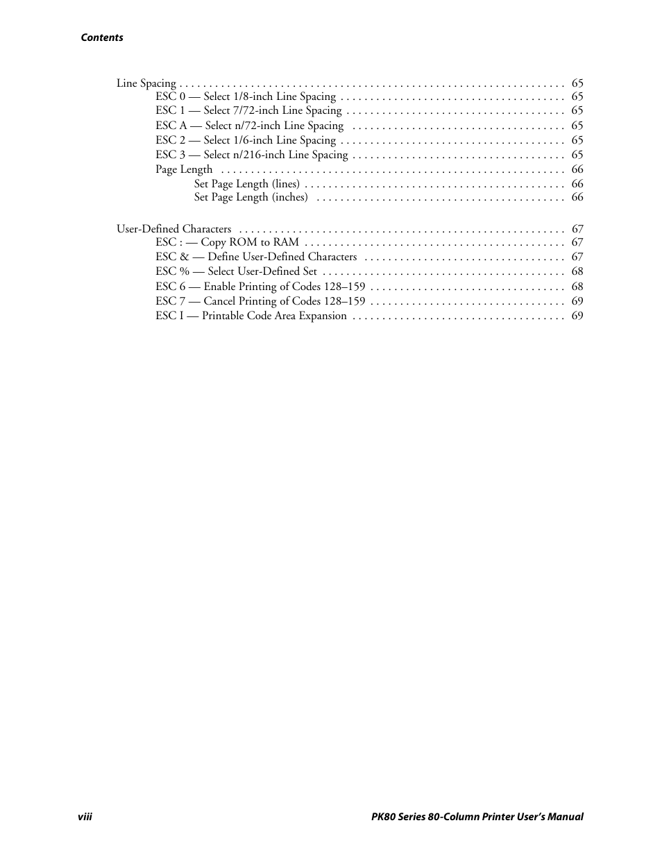Intermec PK80 User Manual | Page 8 / 84