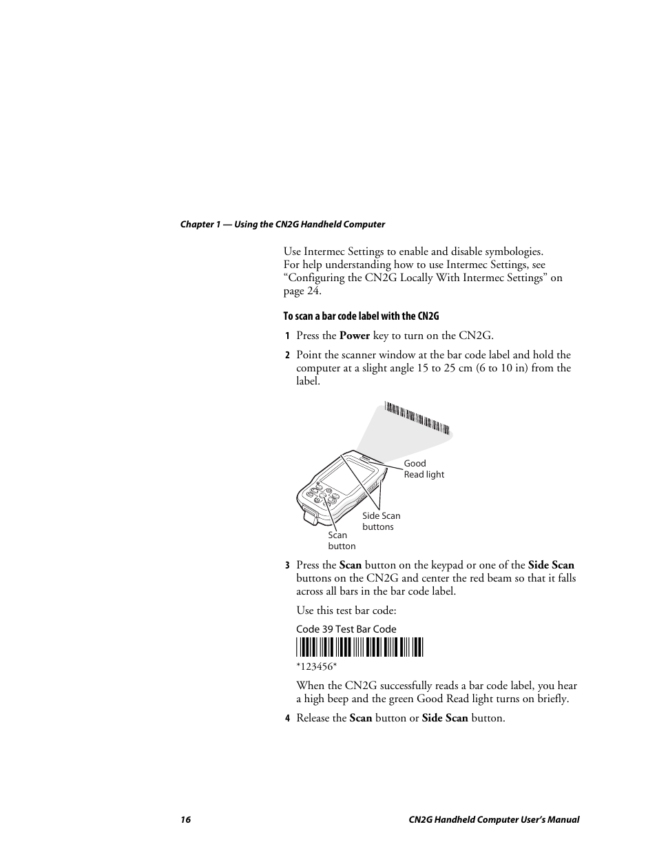 Intermec CN2G User Manual | Page 28 / 102