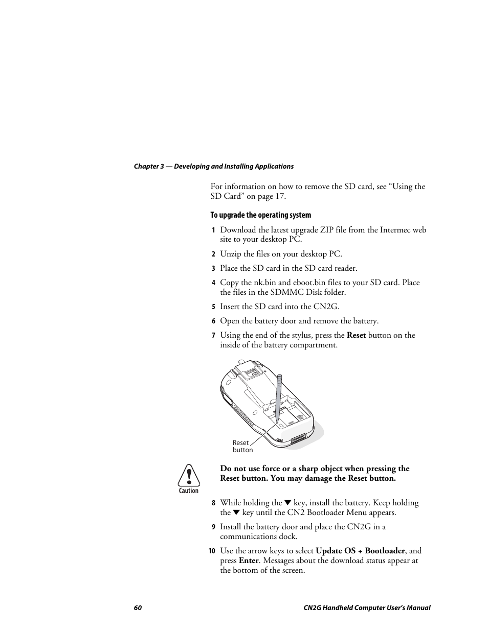 Intermec CN2G User Manual | Page 72 / 102
