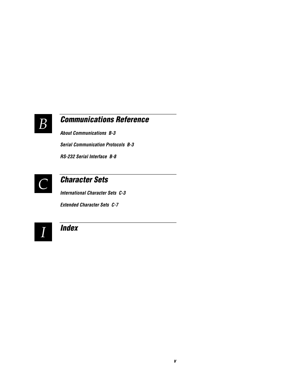 Bc i | Intermec EASYCODER 7421 User Manual | Page 5 / 98