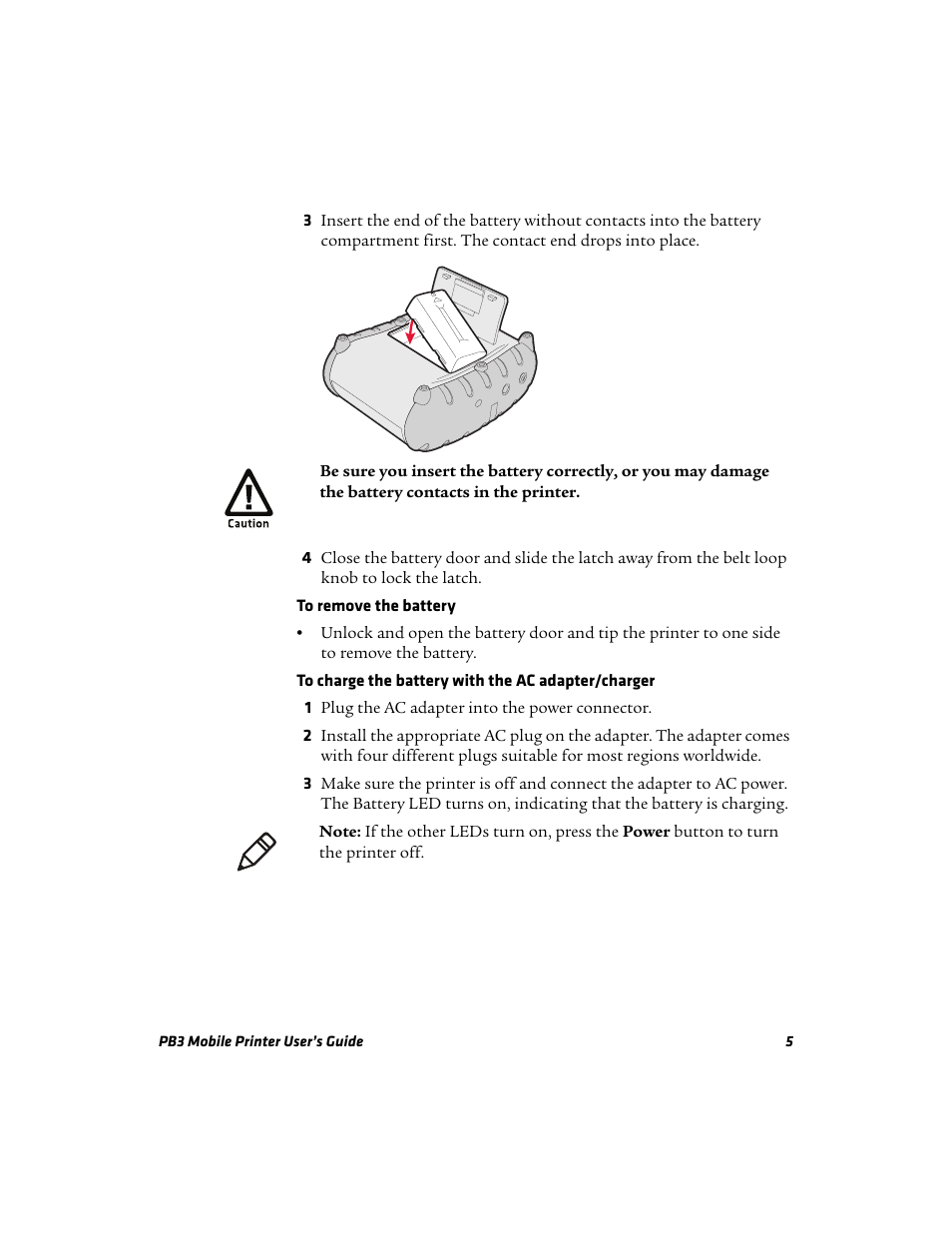 Intermec Mobile PB3 User Manual | Page 15 / 38