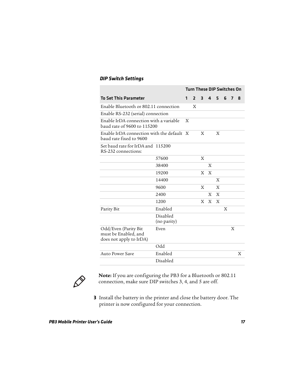 Intermec Mobile PB3 User Manual | Page 27 / 38