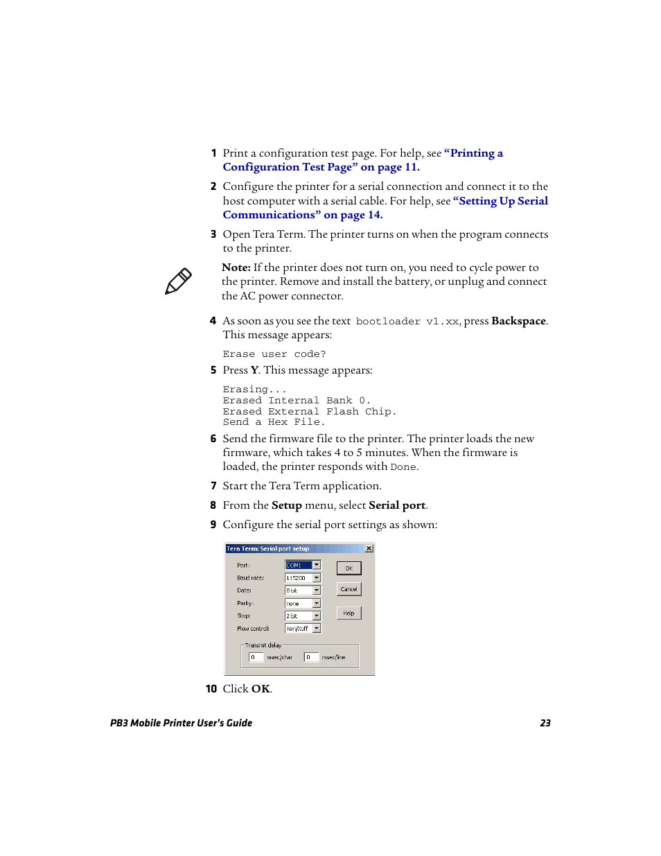 Intermec Mobile PB3 User Manual | Page 33 / 38