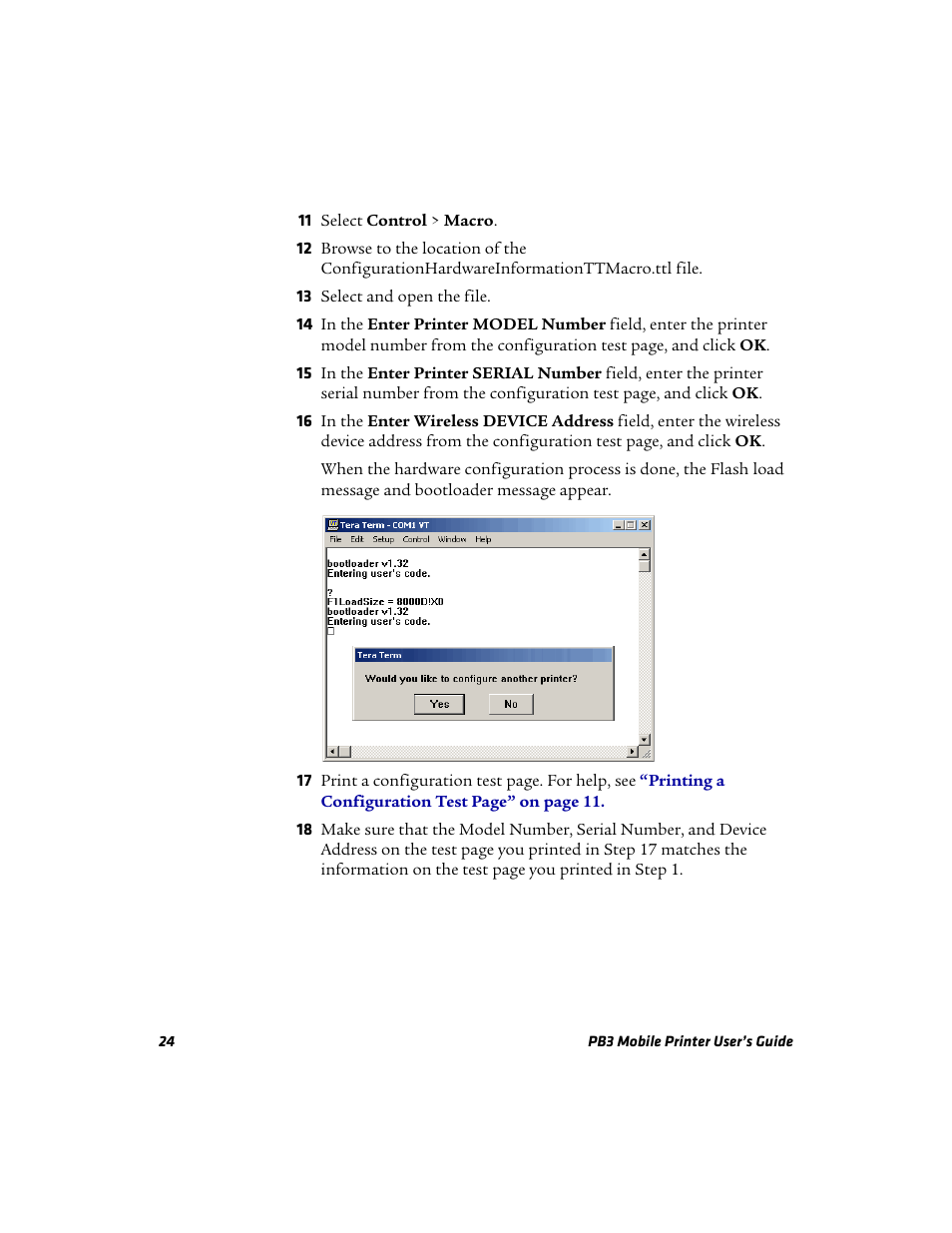 Intermec Mobile PB3 User Manual | Page 34 / 38