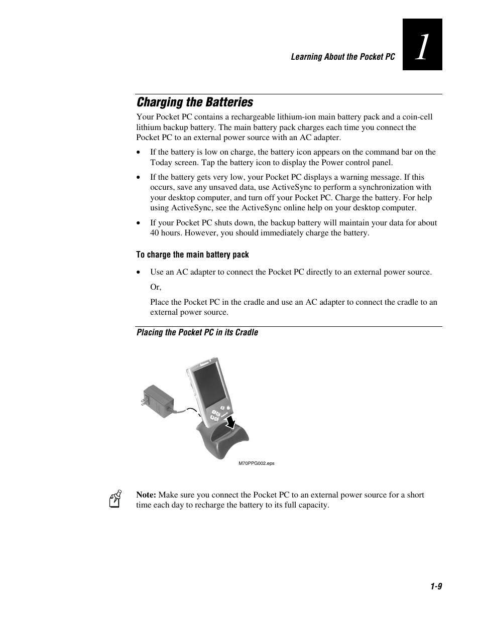Charging the batteries | Intermec 70 User Manual | Page 21 / 134