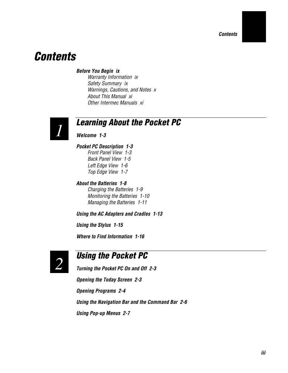 Intermec 70 User Manual | Page 3 / 134