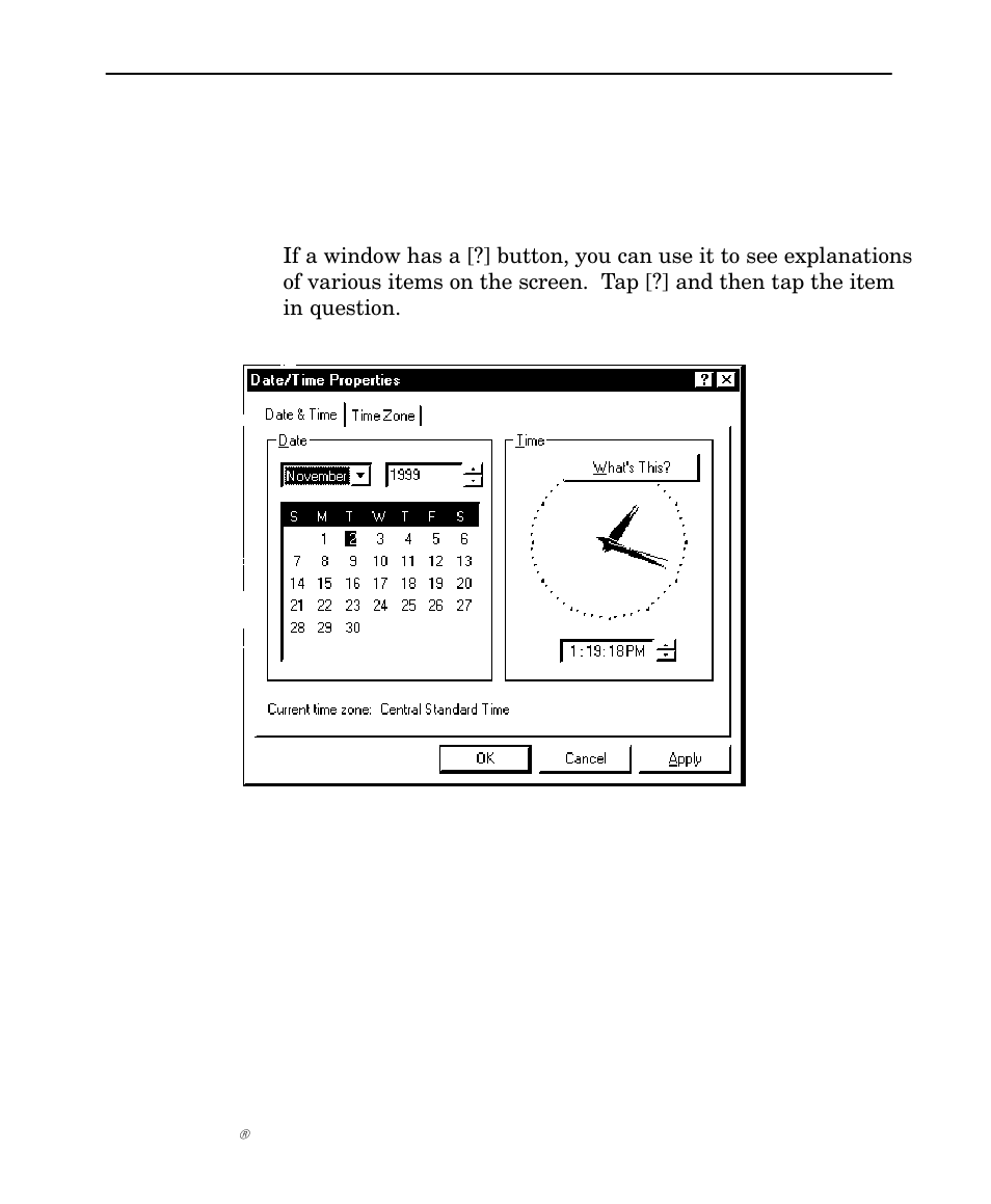 Help regarding items on the screen | Intermec NORAND 6642 User Manual | Page 35 / 77
