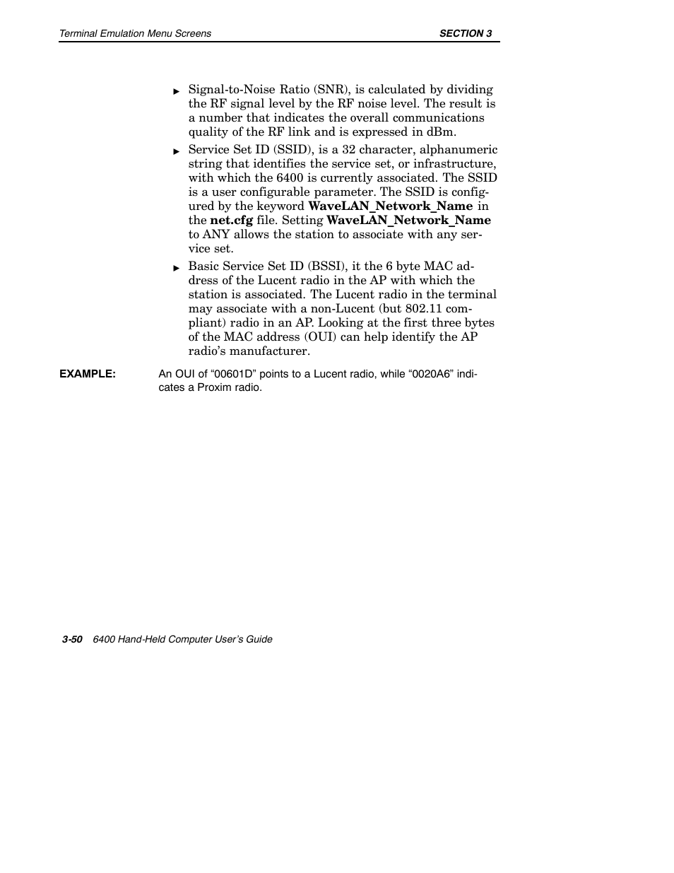 Intermec 6400 User Manual | Page 122 / 196