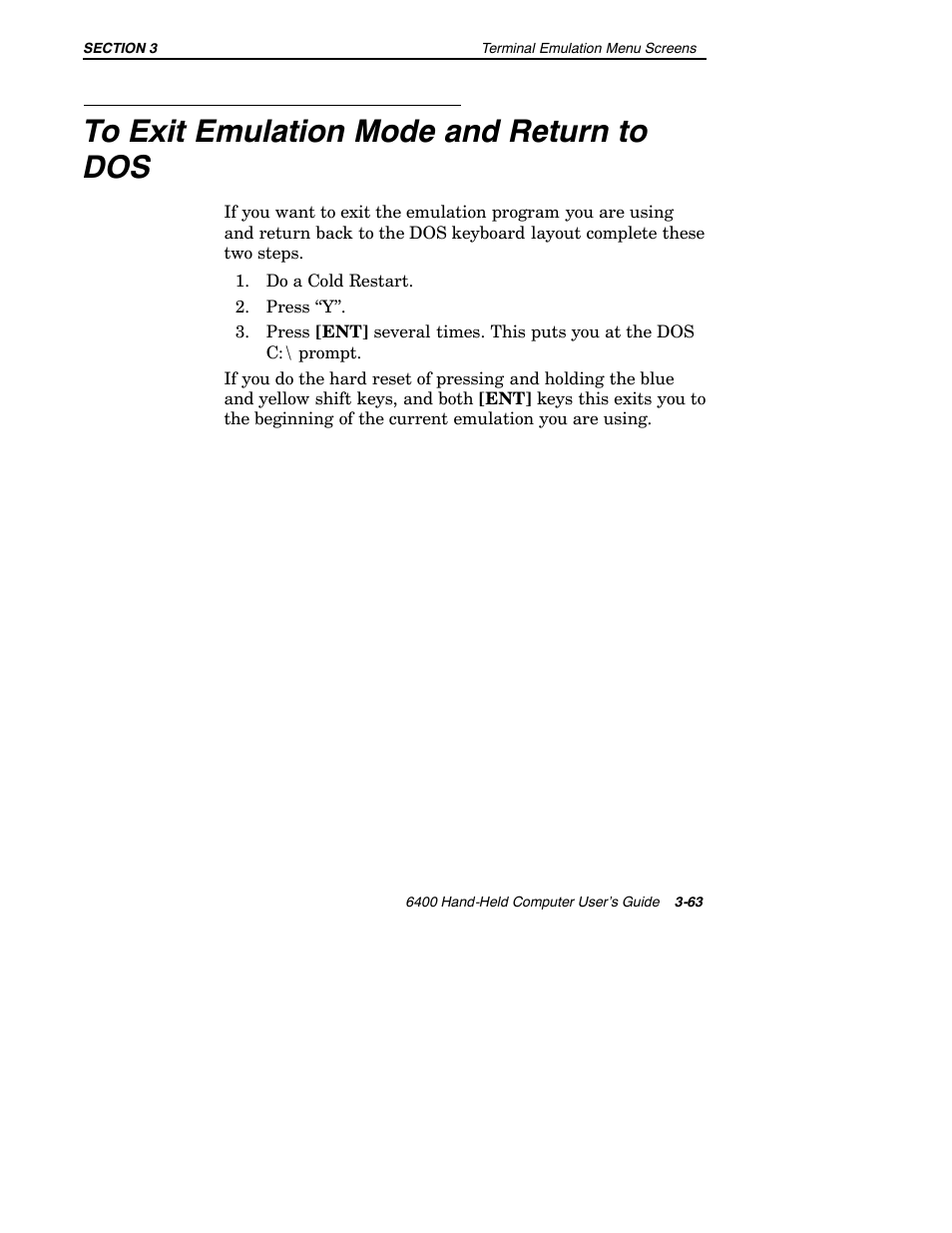 Intermec 6400 User Manual | Page 135 / 196