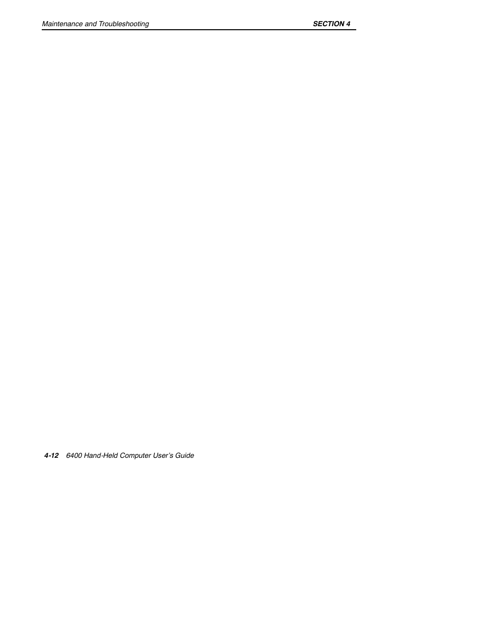 Intermec 6400 User Manual | Page 148 / 196