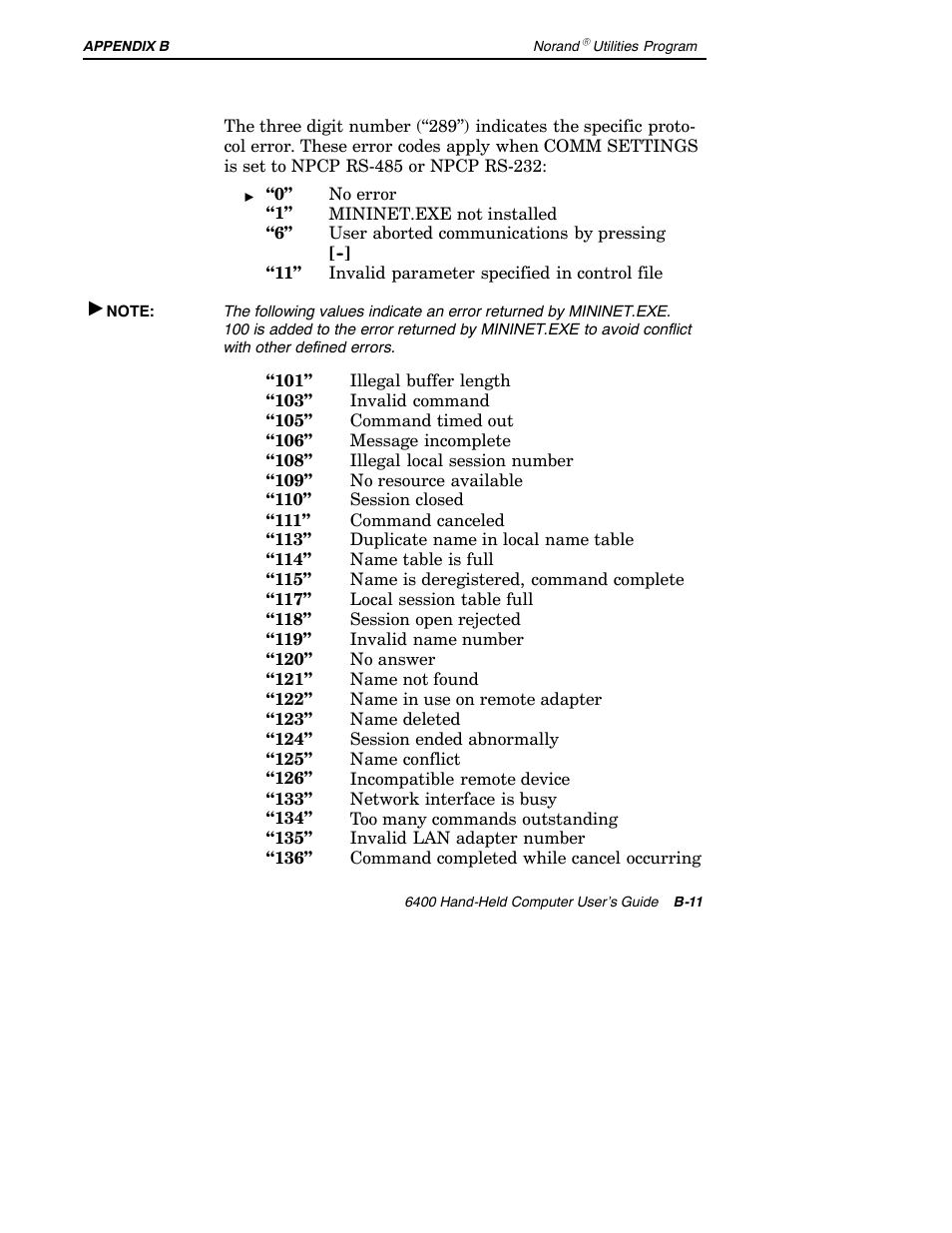 Intermec 6400 User Manual | Page 161 / 196