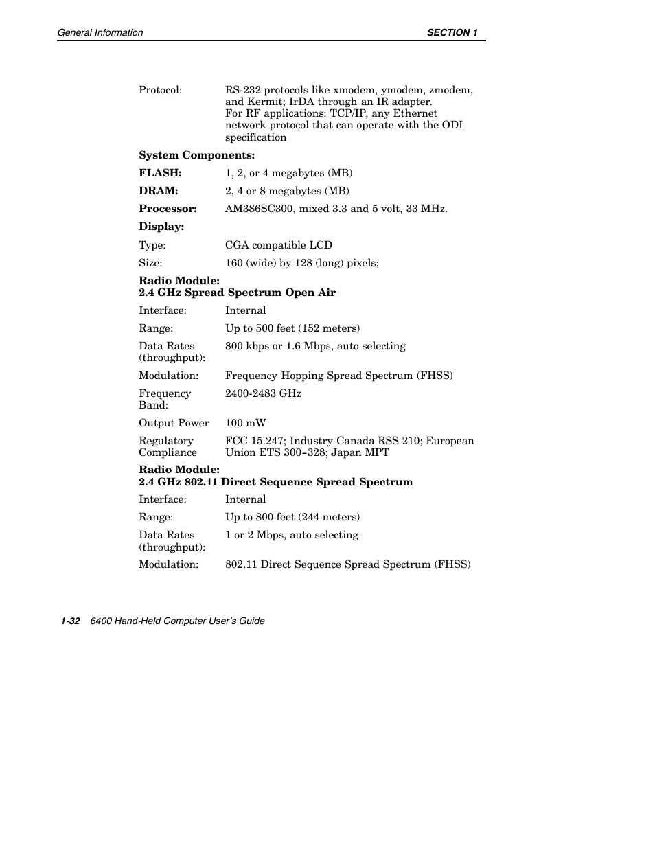 Intermec 6400 User Manual | Page 40 / 196