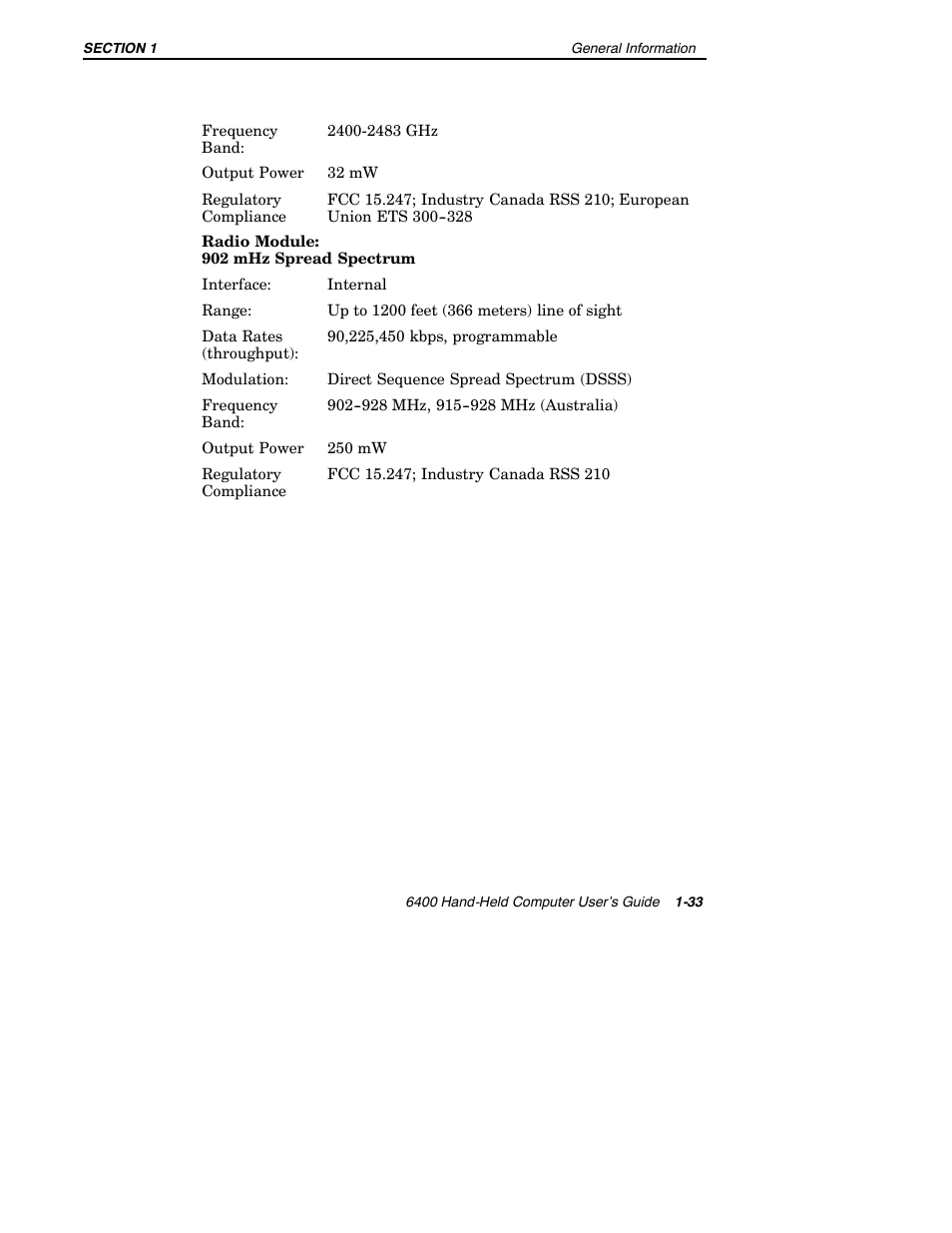 Intermec 6400 User Manual | Page 41 / 196