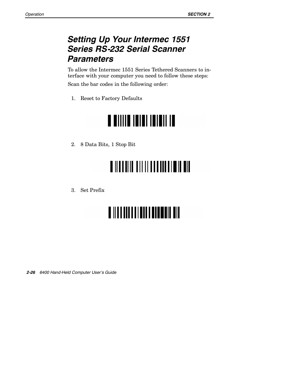 Intermec 6400 User Manual | Page 68 / 196