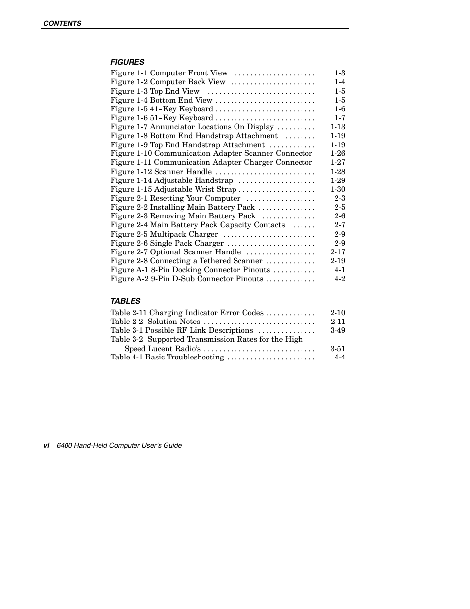 Intermec 6400 User Manual | Page 8 / 196