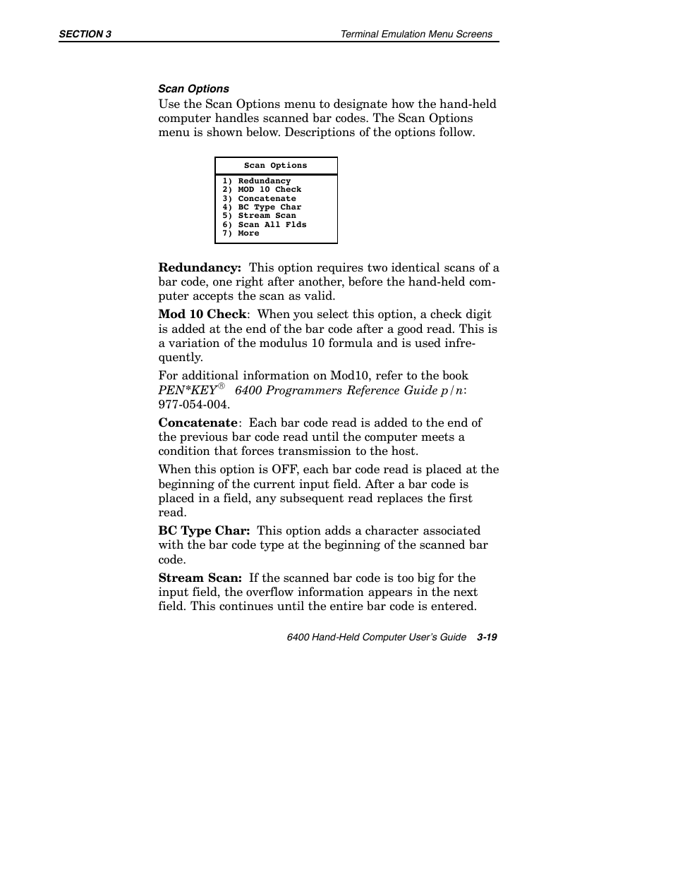 Intermec 6400 User Manual | Page 91 / 196