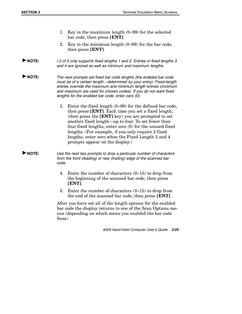 Intermec 6400 User Manual | Page 97 / 196