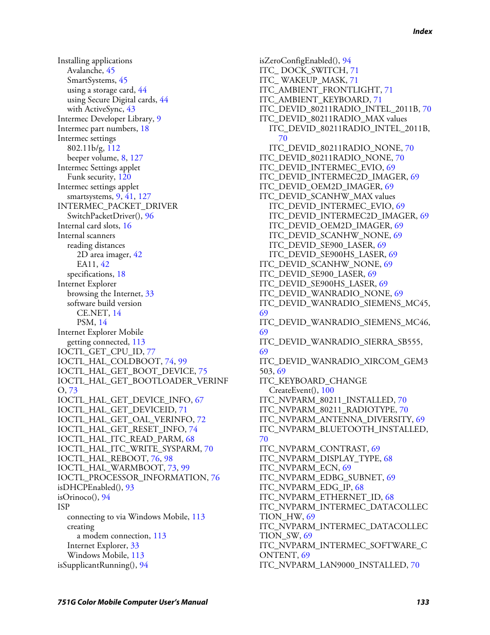 Intermec 751G User Manual | Page 147 / 156