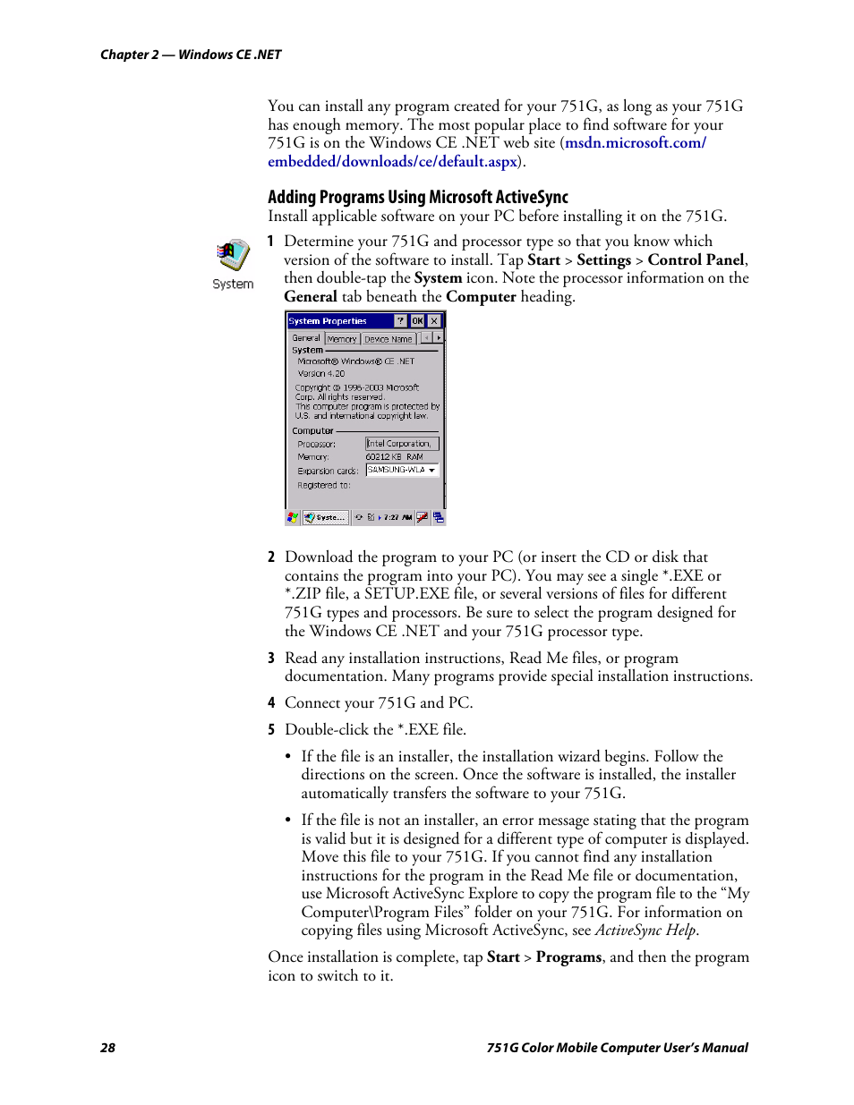Intermec 751G User Manual | Page 42 / 156