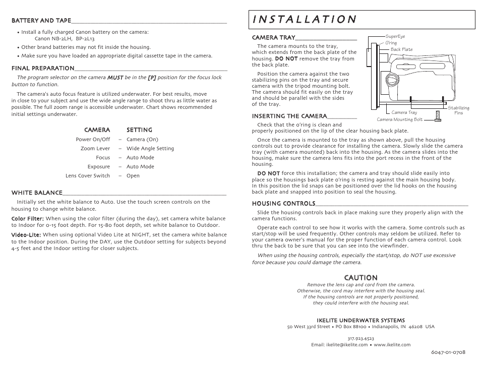 Ikelite ZR950 User Manual | Page 2 / 2