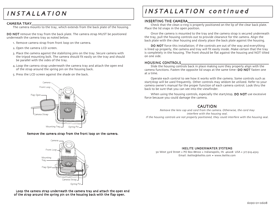 Ikelite Canon HF-100 User Manual | Page 2 / 2
