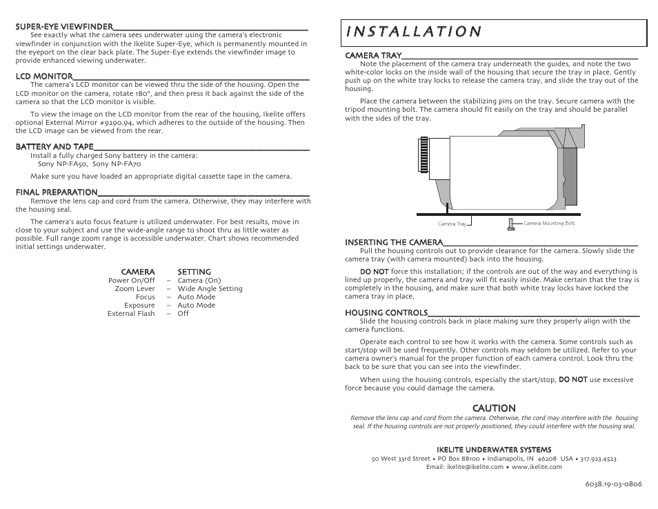 Ikelite DCR HC User Manual | Page 2 / 2