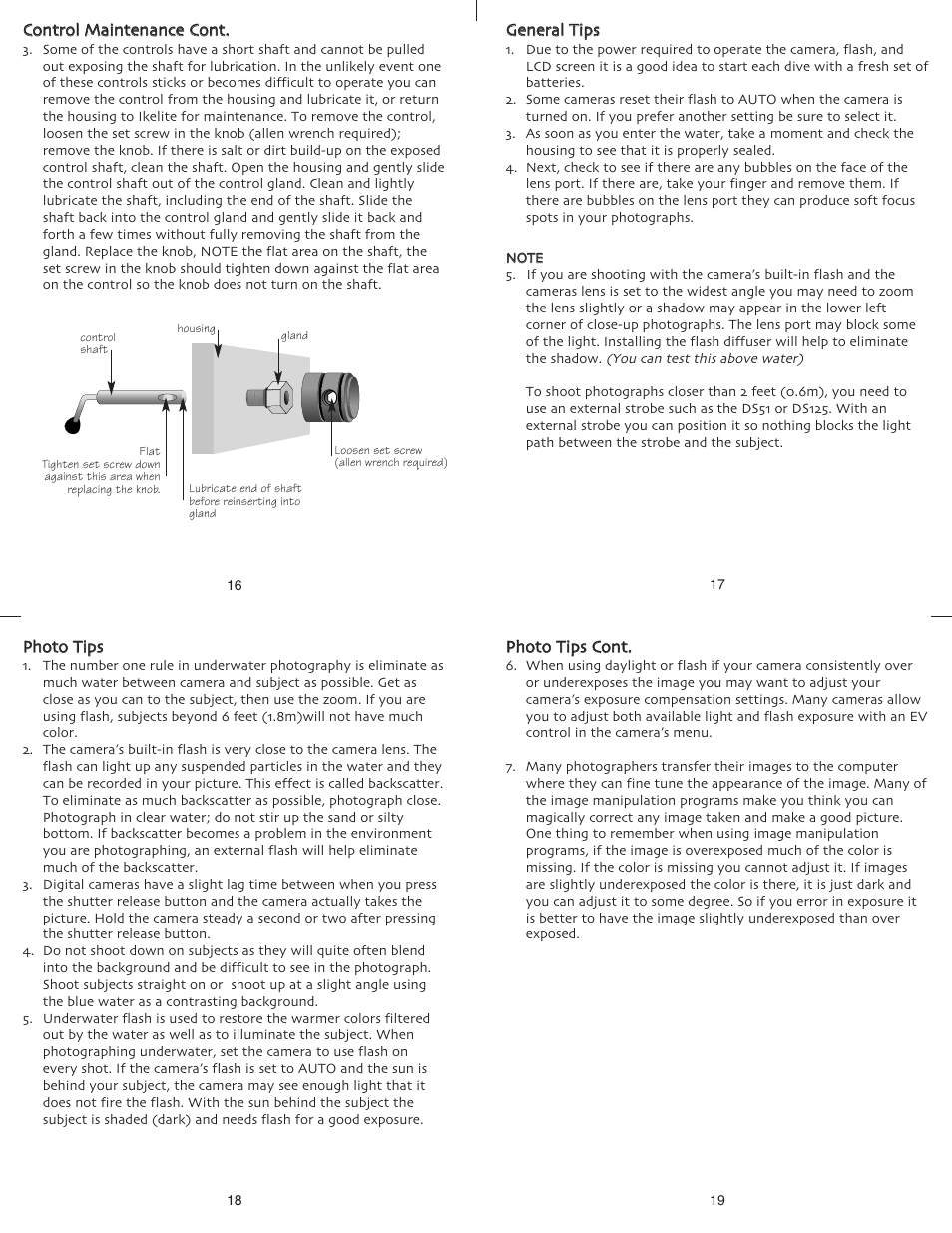 Ikelite SD630 User Manual | Page 6 / 7