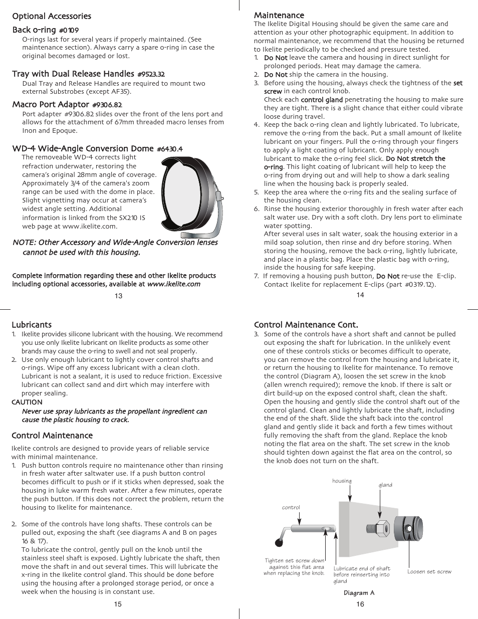 Ikelite SX210 IS User Manual | Page 4 / 5