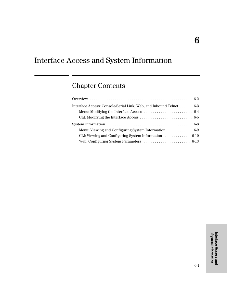 Interface access and system information, Chapter contents | IronPort Systems 4108GL User Manual | Page 103 / 483