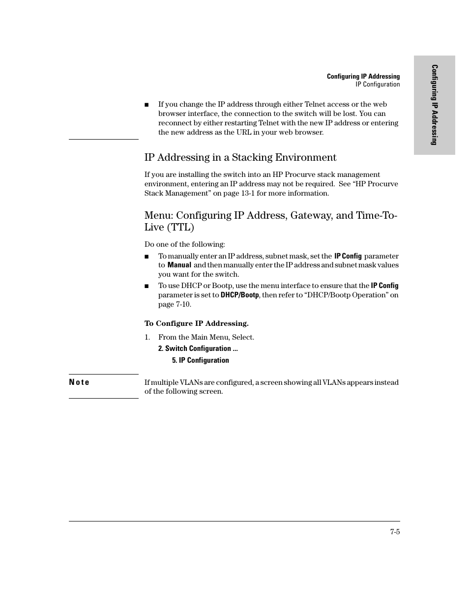 Ip addressing in a stacking environment, Ip addressing in a stacking environment -5 | IronPort Systems 4108GL User Manual | Page 121 / 483