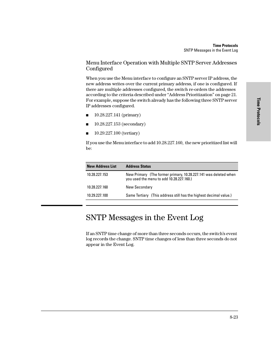 Sntp messages in the event log, Sntp messages in the event log -23 | IronPort Systems 4108GL User Manual | Page 153 / 483