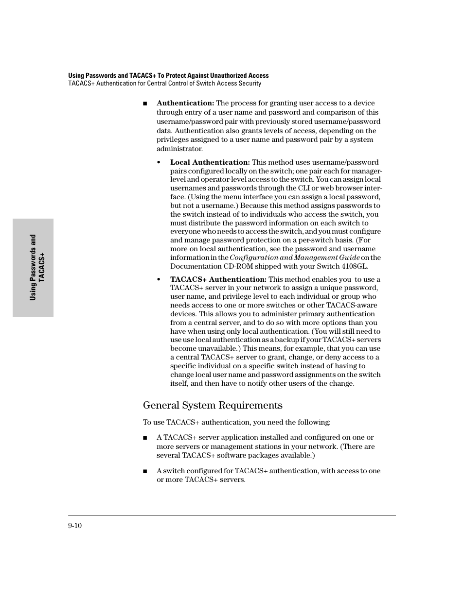 General system requirements, General system requirements -10 | IronPort Systems 4108GL User Manual | Page 164 / 483