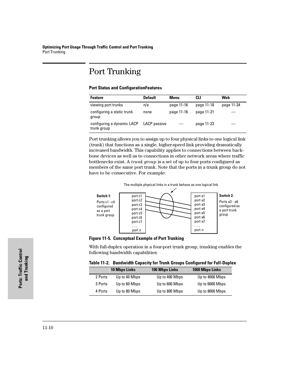Port trunking, Port trunking -10 | IronPort Systems 4108GL User Manual | Page 208 / 483