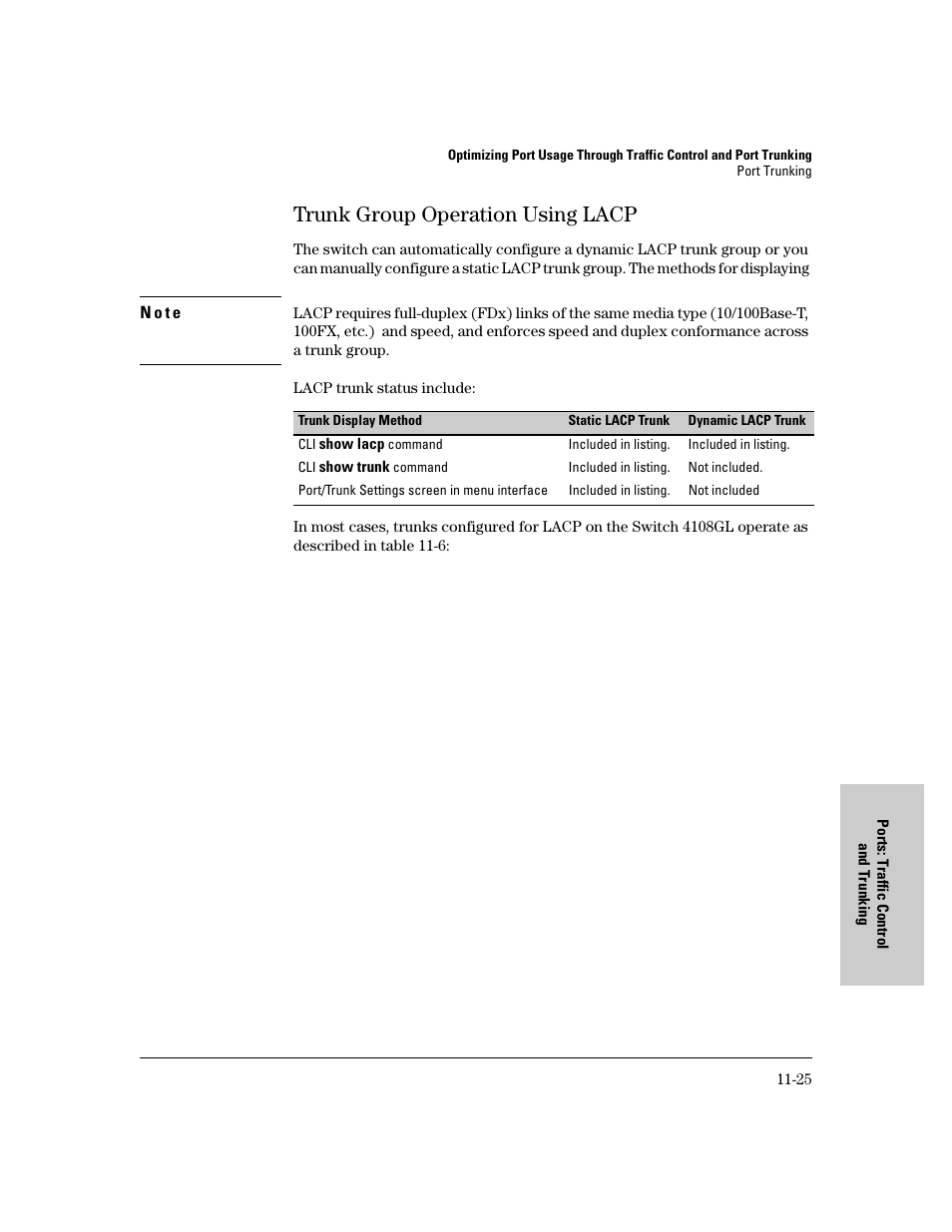 Trunk group operation using lacp, Trunk group operation using lacp -25 | IronPort Systems 4108GL User Manual | Page 223 / 483