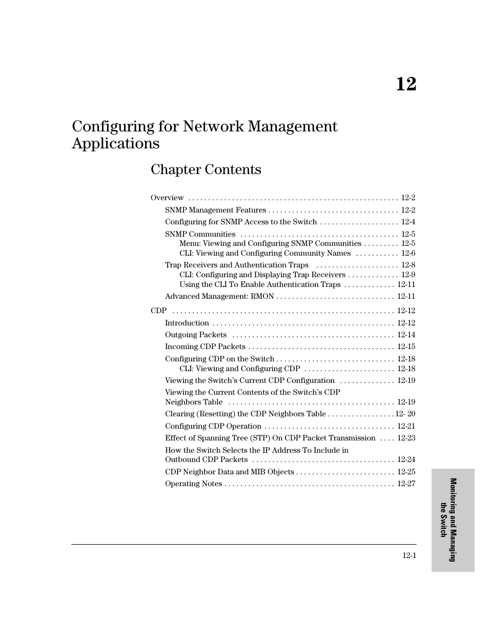 Configuring for network management applications, Chapter contents | IronPort Systems 4108GL User Manual | Page 231 / 483