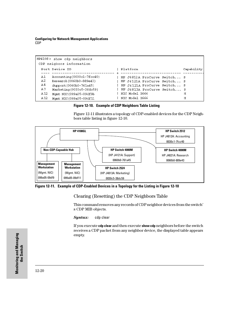 Clearing (resetting) the cdp neighbors table, Clearing (resetting) the cdp neighbors table -20, Cli: configuring vlan parameters -16 | Clearing (resetting) the cdp neighbors table - 20 | IronPort Systems 4108GL User Manual | Page 250 / 483