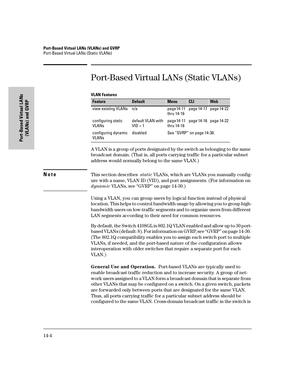 Port-based virtual lans (static vlans) | IronPort Systems 4108GL User Manual | Page 310 / 483