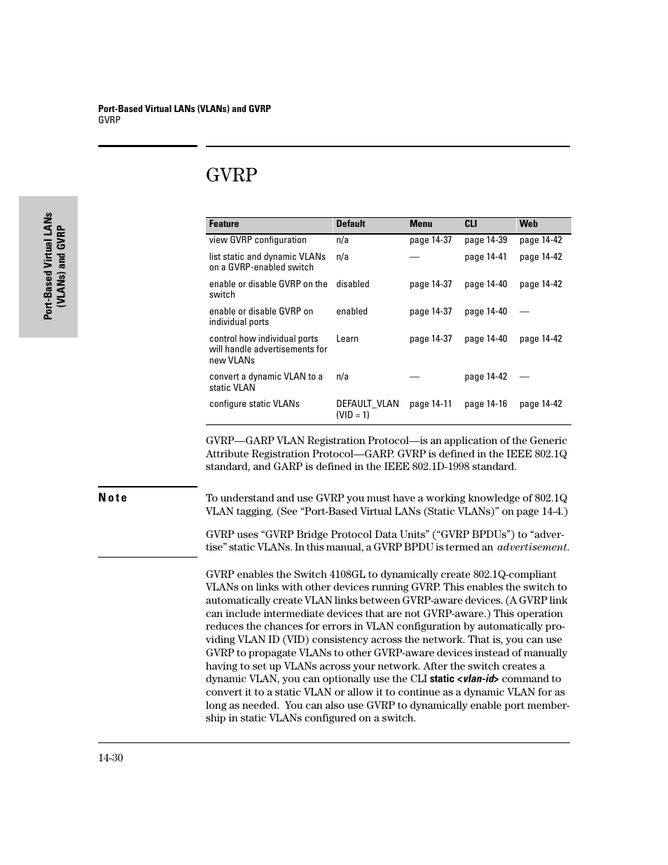 Gvrp | IronPort Systems 4108GL User Manual | Page 336 / 483