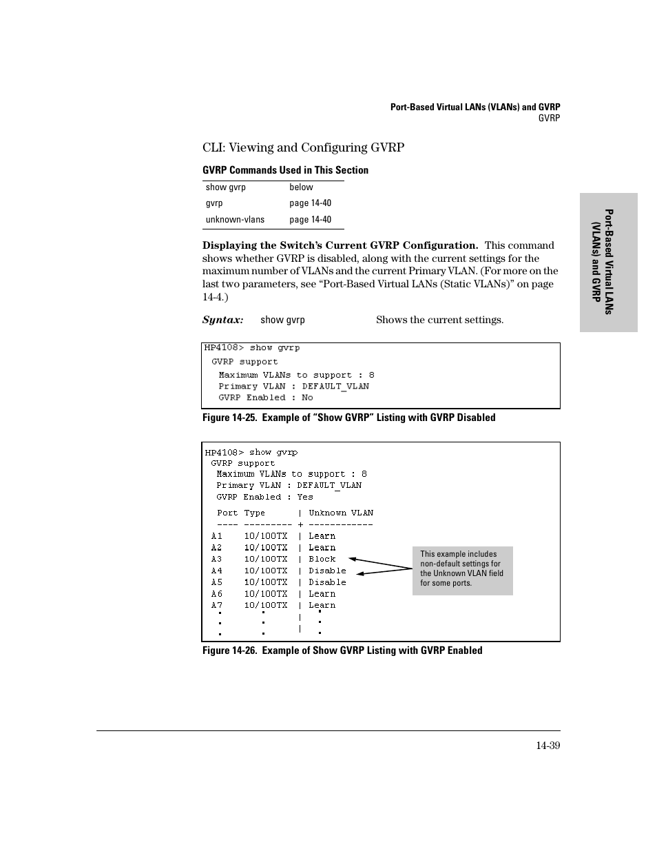 Cli: viewing and configuring gvrp, Cli: viewing and configuring gvrp -39 | IronPort Systems 4108GL User Manual | Page 345 / 483