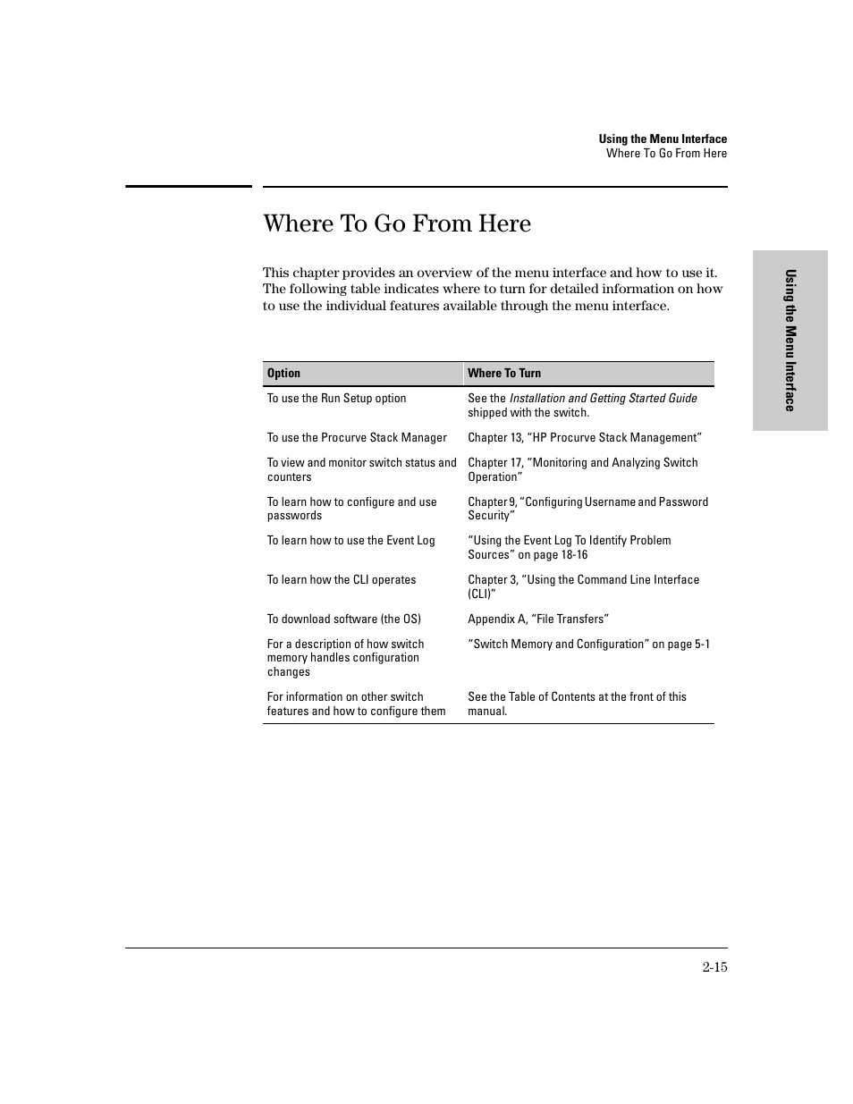 Where to go from here, Where to go from here -15 | IronPort Systems 4108GL User Manual | Page 39 / 483