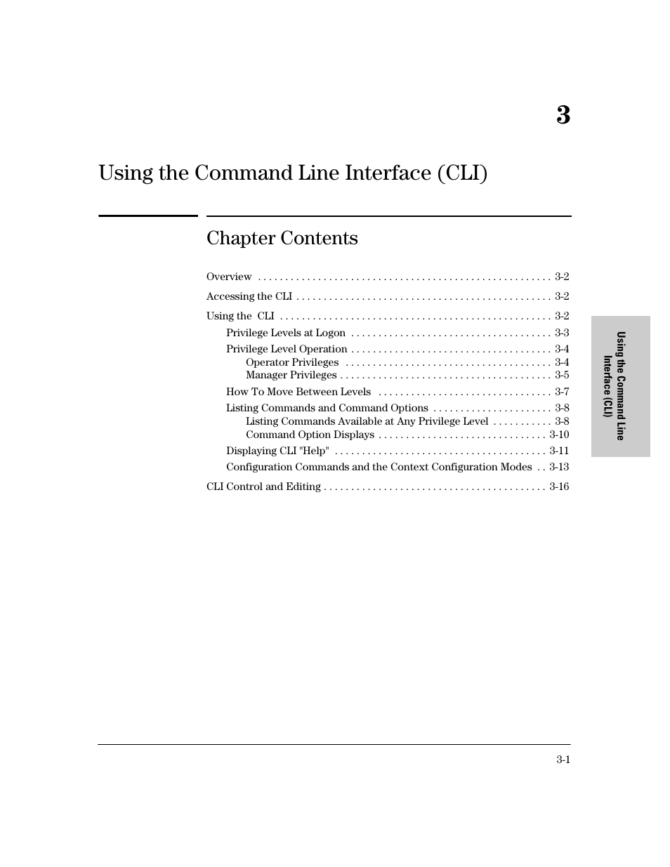 Using the command line interface (cli), Chapter contents, Chapter 3, “using the command line interface (cli) | IronPort Systems 4108GL User Manual | Page 41 / 483