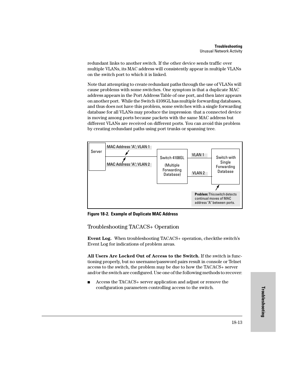 Troubleshooting tacacs+ operation, Troubleshooting tacacs+ operation -13 | IronPort Systems 4108GL User Manual | Page 425 / 483