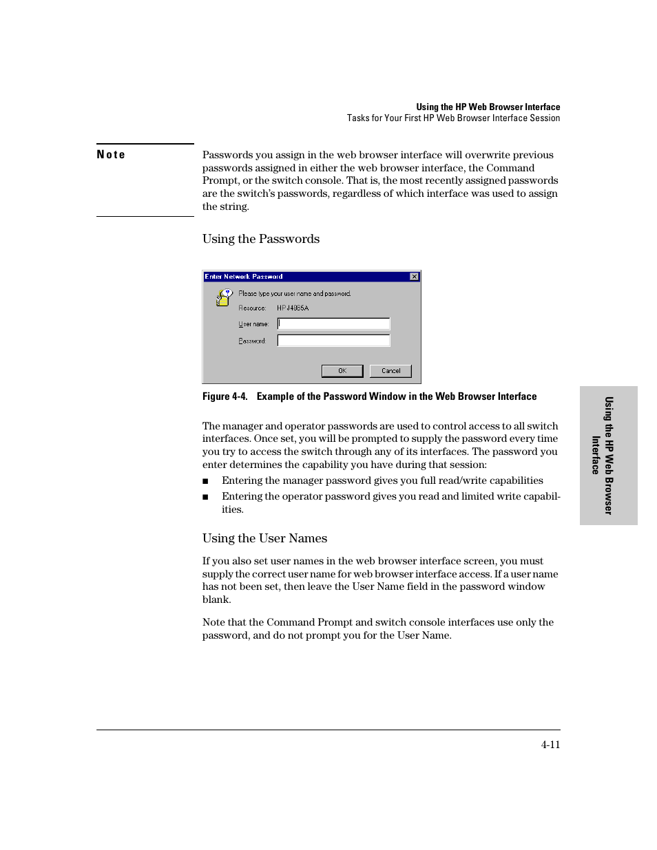 Using the passwords, Using the user names, Using the passwords -11 using the user names -11 | IronPort Systems 4108GL User Manual | Page 67 / 483