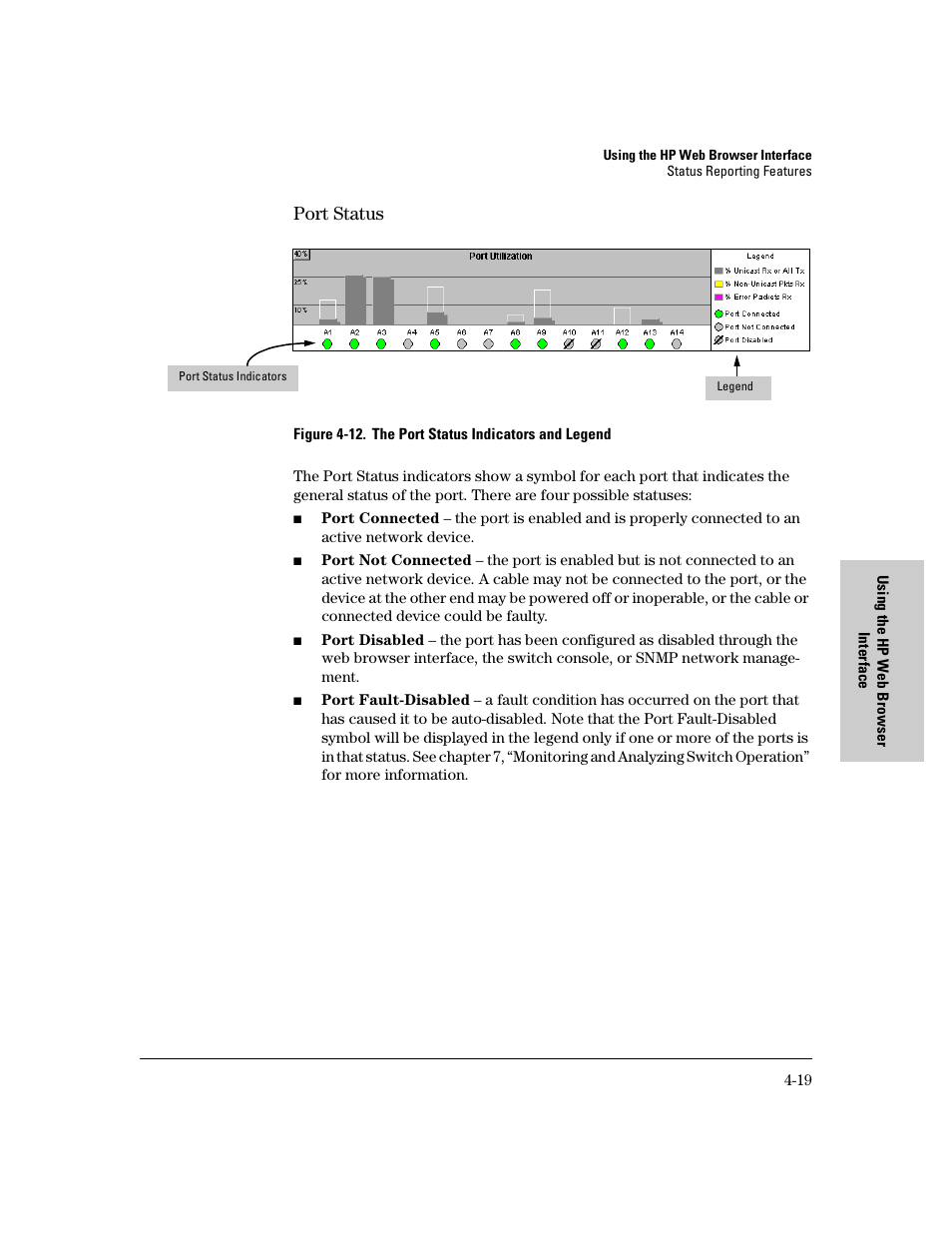 Port status, Port status -19 | IronPort Systems 4108GL User Manual | Page 75 / 483