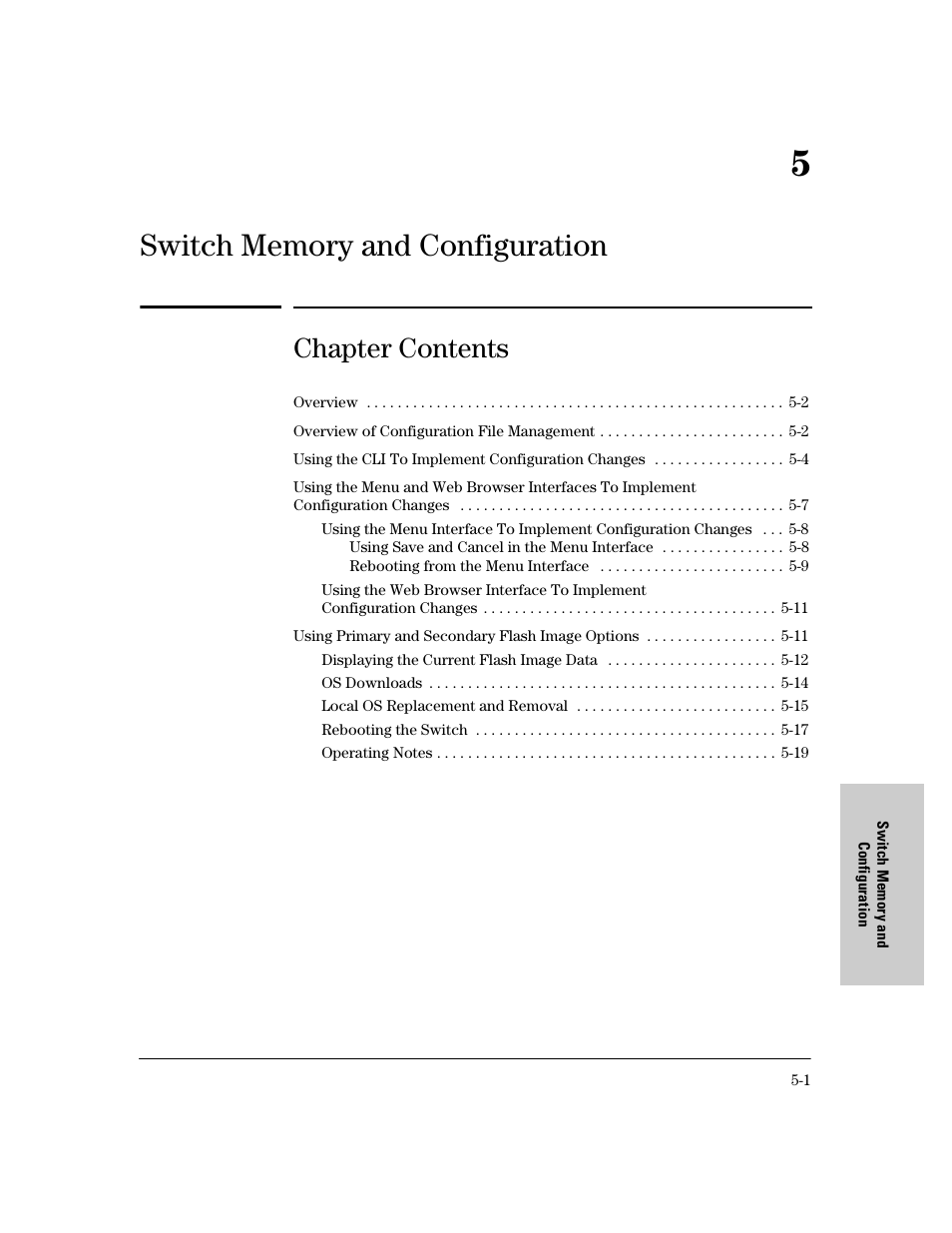 Switch memory and configuration, Chapter contents | IronPort Systems 4108GL User Manual | Page 83 / 483