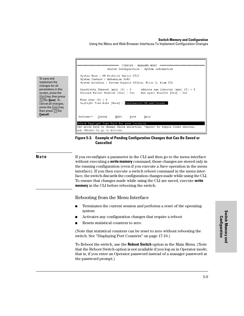 Rebooting from the menu interface, Rebooting from the menu interface -9 | IronPort Systems 4108GL User Manual | Page 91 / 483